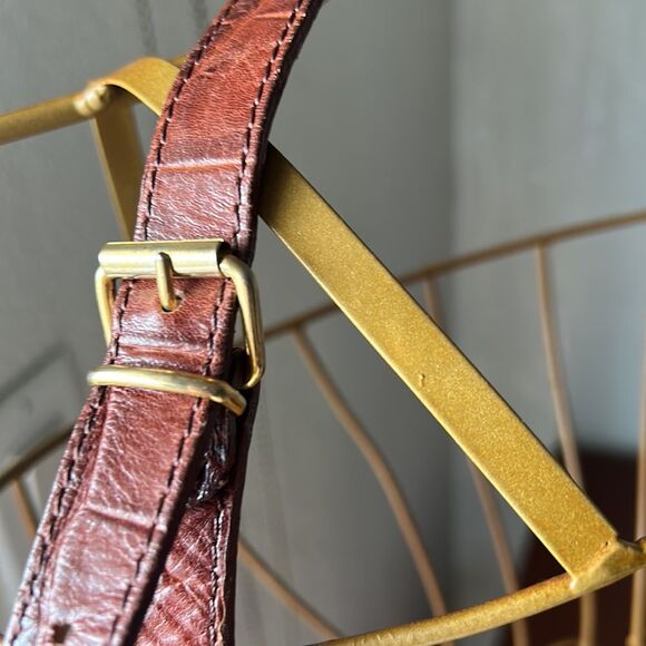 Mateus Genuine brown leather cross bag - Picture 6 of 8